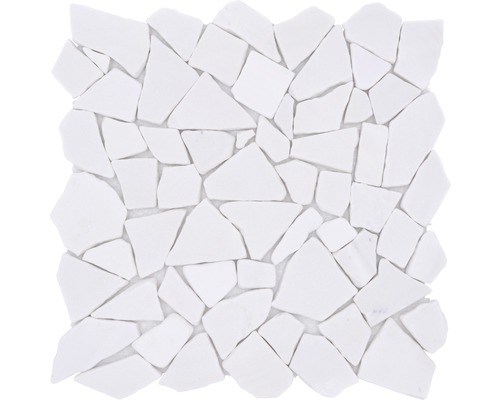 Mosaïques en pierre naturelle CIOT 206, blanc, 30,5x32,5 cm