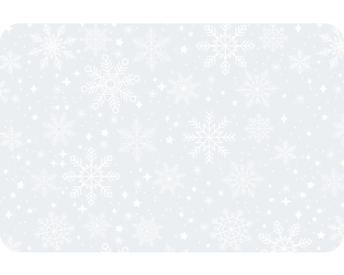 Set de table Snowflakes blanc/transparent 30 x 45 cm Minimum de commande 4 pces