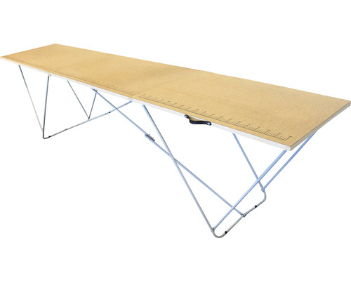 Table à tapisser avec échelle de mesure 298 x 75 x 60 cm
