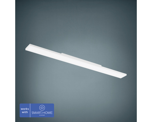 Plafonnier LED Smart Light zigbee Bluetooth 34,2W 3910 lm CCT tons de blanc réglables + changement de couleur RGB 1200x100 mm blanc Plafonnier LED Smart Light zigbee Bluetooth 34,2W 3910 lm CCT tons de blanc réglables + changement de couleur RGB 1200x100 mm blanc