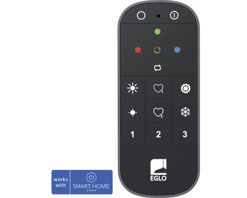 Télécommande Eglo Crosslink zigbee Bluetooth changement de couleurs RGB teintes de blanc réglables CCT 31753