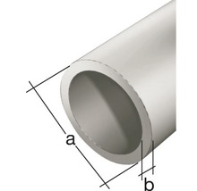 Tube rond en acier Ø 22x1 mm, 3 m-thumb-1
