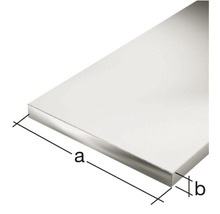 Profilé plat en acier 10x4 mm, 1 m-thumb-1