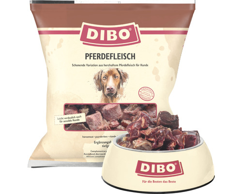 Rohfuttermittel DIBO® Pferdefleisch 1 kg tiefgefroren