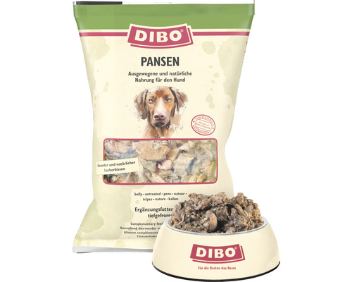 Aliments bruts pour animaux DIBO® panse 2 kg surgelés