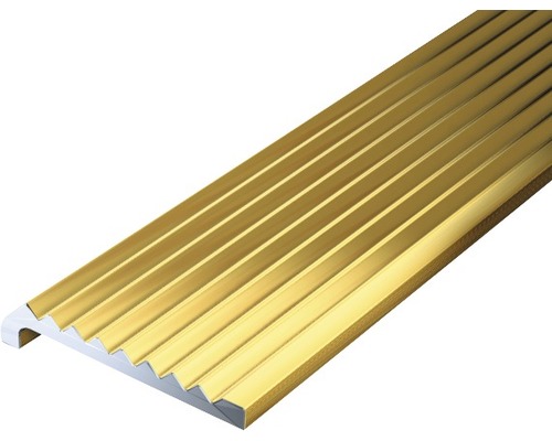 Abschlussprofil Aluminium gold 23x6,3x2 mm, 1 m-0