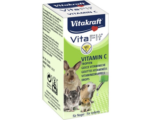 Snack pour rongeurs Vitakraft gouttes de vitamine C pour rongeur, 10 ml