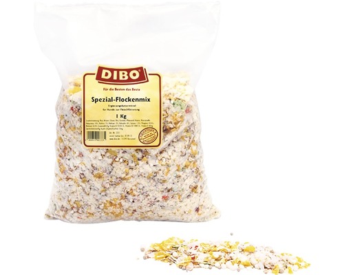 Aliments complémentaires pour animaux DIBO® mélange de flocons spécial 1 kg Aliments complémentaires pour animaux DIBO® mélange de flocons spécial 1 kg