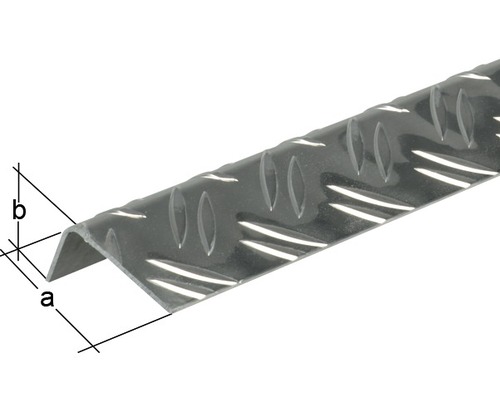 Tôle striée en aluminium 750x750x1 mm - HORNBACH