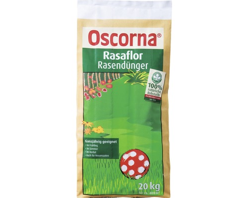 Rasendünger Oscorna Rasaflor Organischer Dünger 20 kg 400 m²