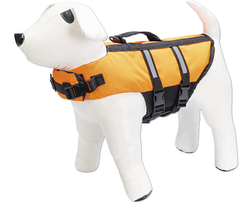 Gilet de sauvetage pour chien Karlie Aqua-Top XL orange longueur env. 45 cm, tour de cou env. 56 - 66 cm, tour de buste env. 92 - 94 cm