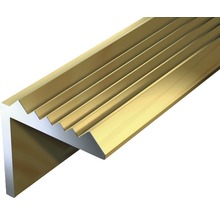 Treppenprofil Aluminium gold 21x21x1,8 mm, 1 m-thumb-0