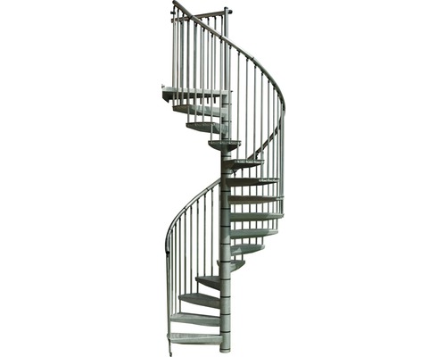 Escalier colimaçon Pertura Zenobia Ø 120 cm 14 pas de marche pour une hauteur sol à sol jusqu'à 320 cm-0