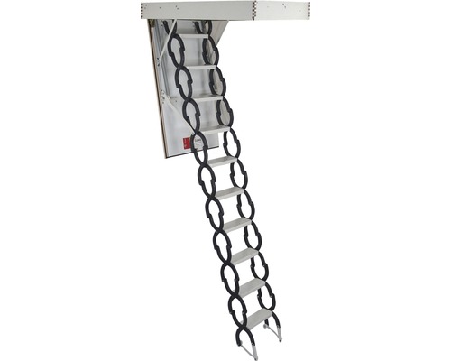 Escalier escamotable en acier Pertura® Edrano 90 x 60 cm