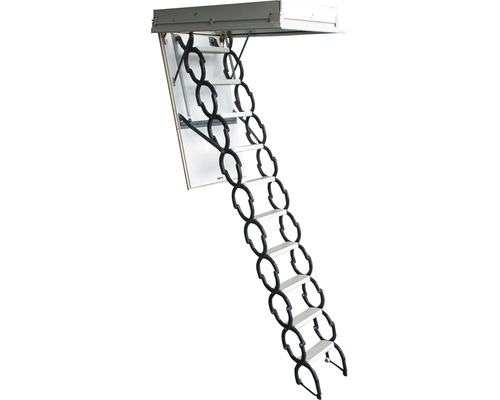 Escalier escamotable en acier Pertura® Attiko 90 x 60 cm