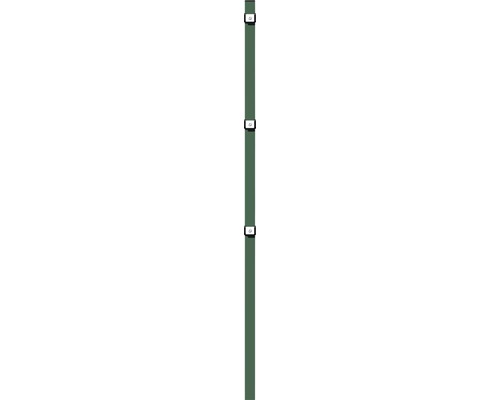Poteau pour clôture à grillage double 6x4x200 cm, vert