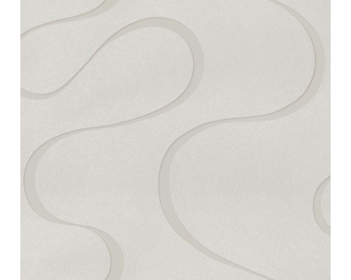 Papier peint gris vagues design - papier peint intissé moderne