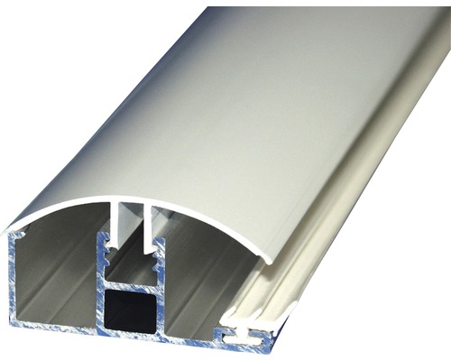 Profilé de bord à clipser Gutta en PVC pour plaques alvéolaires de 10+16 mm 2000 mm