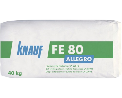 Chape fluide KNAUF FE 80 Allegro 40 kg