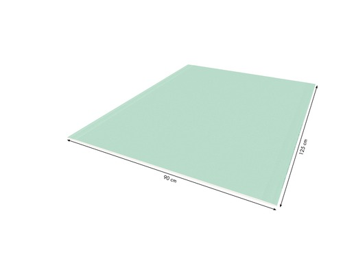 Plaque de plâtre BA13 standard norme CE, KNAUF, H.125 x L.90 cm