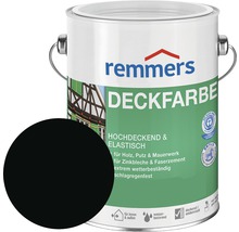 Peinture couvrante pour bois Remmers noir 750 ml-thumb-0