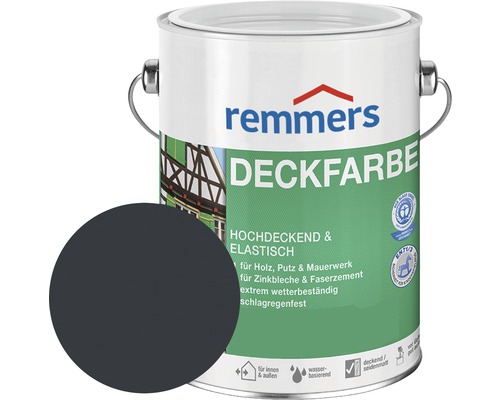 Remmers Deckfarbe Holzfarbe RAL 7016 anthrazitgrau 750 ml-0