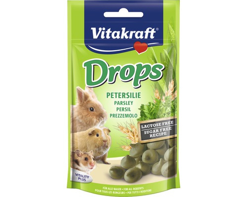 Snack pour rongeurs Vitakraft pastille persil, sans lactose, 75 g Snack pour rongeurs Vitakraft pastille persil, sans lactose, 75 g