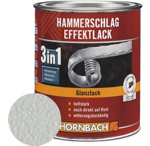 HORNBACH Hammerschlaglack Effektlack 3in1 glänzend silber 250 ml-thumb-0