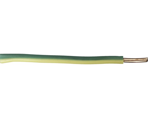 Conducteur H07V-U 1 x 1,5 mm 20 m vert/jaune