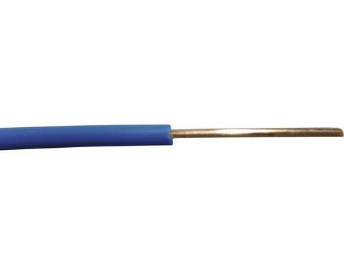 Conducteur H07V-U 1 x 1,5 mm 20 m bleu