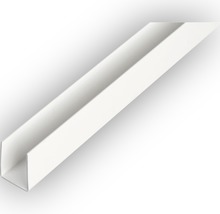 Profilé en U PVC blanc 20x21x1mm, 1m-thumb-0
