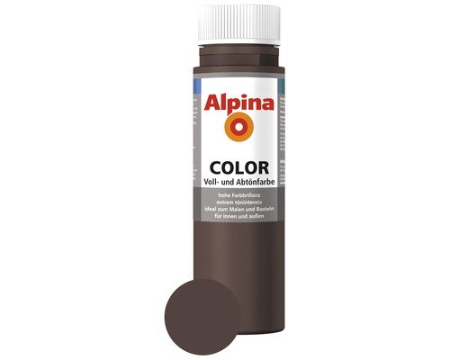 Peinture et colorant Alpina Choco Brown 250 ml