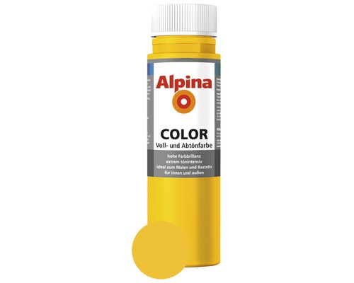 Alpina Voll- und Abtönfarbe Lucky Yellow 250 ml