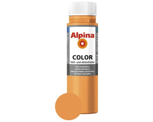 Alpina Voll- und Abtönfarbe Fresh Orange 250 ml-0