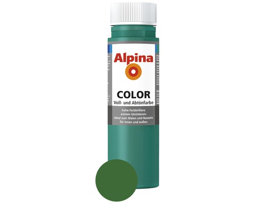 Alpina Voll- und Abtönfarbe Deep Green 250 ml
