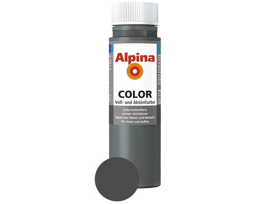 Alpina Voll- und Abtönfarbe Dark Grey 250 ml