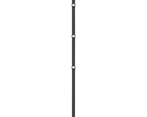 Poteau de panneau de clôture 6x4x120 cm, anthracite
