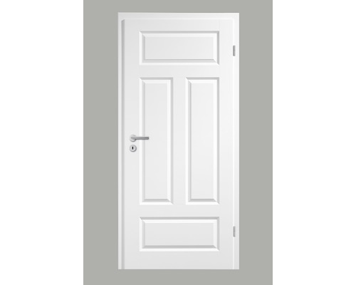 Porte intérieure Pertura Pila 04Q laque blanche (semblable à RAL 9010) 61,0x198,5 cm droite-0