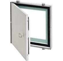 Trappe de visite AluSpeed® Safe F/EI90 avec 2x inserts GKF 20 mm, dispositif de verrouillage compris 60 x 60 cm-thumb-0