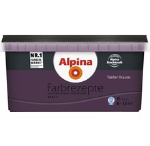 Alpina Wandfarbe Farbrezepte Tiefer Traum 1 l-thumb-1