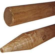 Tuteur en bois appointé chanfreiné, 7 x 250 cm, marron-thumb-0