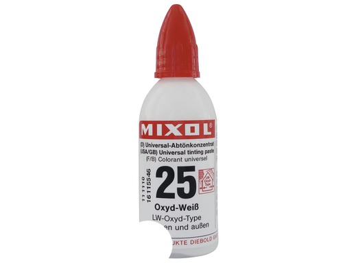 Concentré de coloration Mixol 25 Oxyde blanc 20 ml