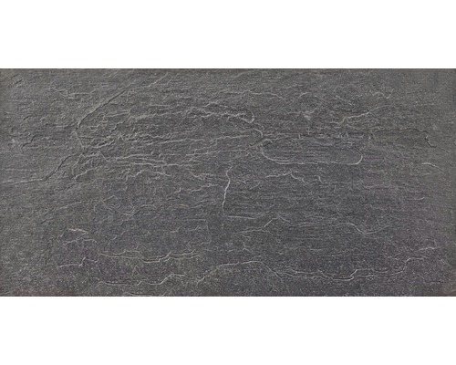 Carrelage de sol Cliff noir 30x60 cm