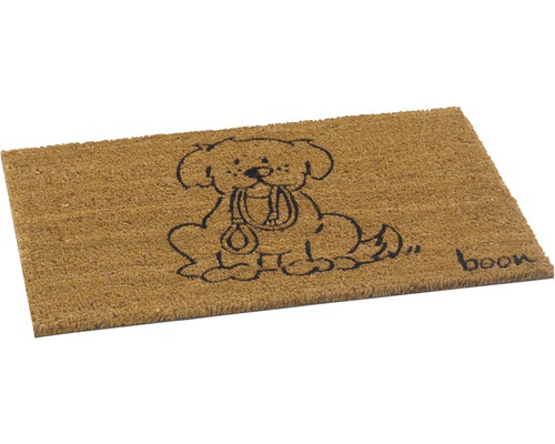 Paillasson en fibres de noix de coco Freestyle Boon Dog naturel 40x60 cm