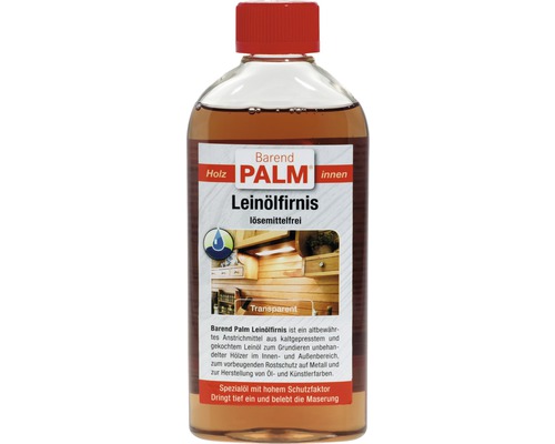Vernis à l'huile de lin Barend Palm naturel 250 ml