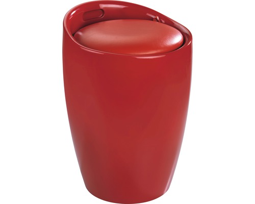 Tabouret Candy rouge