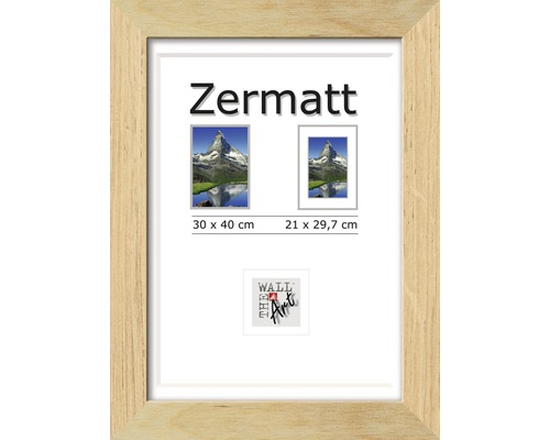 Cadre en bois Zermatt chêne 30x40 cm-0