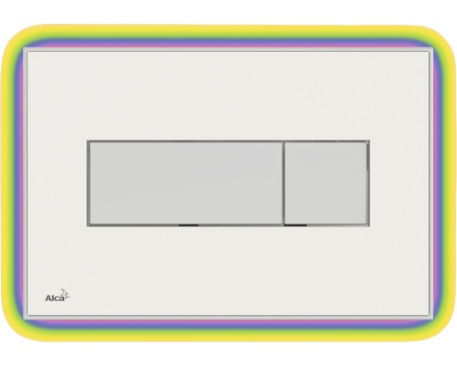 Plaque d'actionnement Komfort avec éclairage blanc / arc-en-ciel