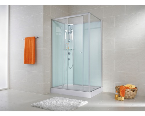 Cabine de douche spa Schulte Ibiza enfichage à gauche 800x1200 mm