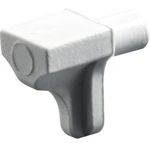 Regalbodenträger mit Zapfen weiß 5 mm 200 Stück-thumb-0